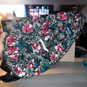 KAVU “Painted Floral” Patterned Rope Sling Bag